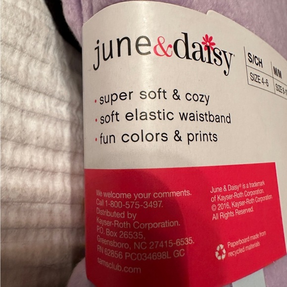 June & Daisy 2 Pack Pajama Pants - NWT - Size L - Picture 4 of 5